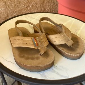 Rainbow sandals toddler-5c